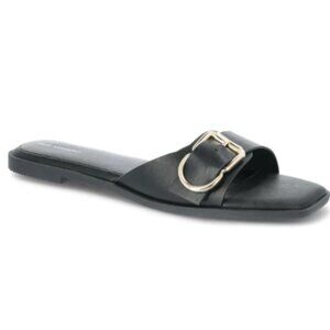 Free Assembly Women's Buckle Slide Sandals, Size 10M